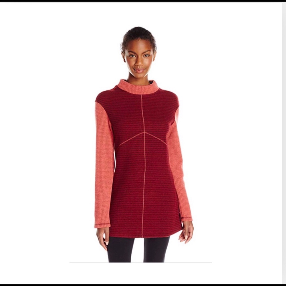 Prana Josette sweater in Redberry
